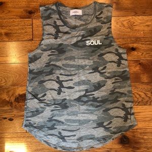SoulCycle Camo tank w/ “SOUL”